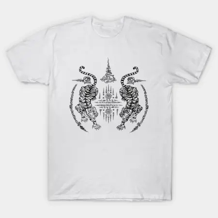 Sak Yant Tiger White T-Shirt