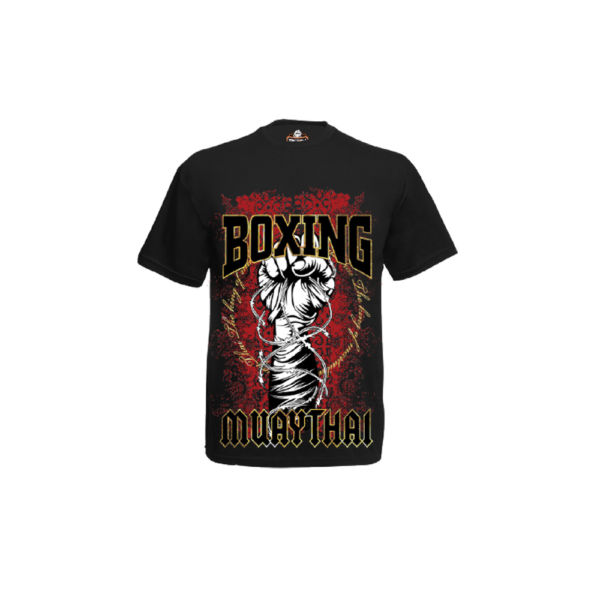 Muay Thai Boxing Fist T-Shirt – Fight Spirit Edition - Image 2