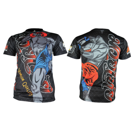 Muay Thai Warrior T-Shirt – Fierce Fighter Design