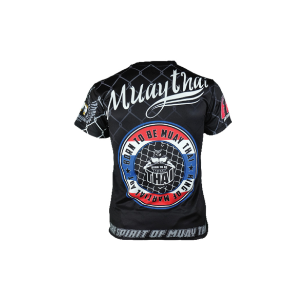 Muay Thai Spirit T-Shirt – Born to Be Muay Thai Design - Image 3